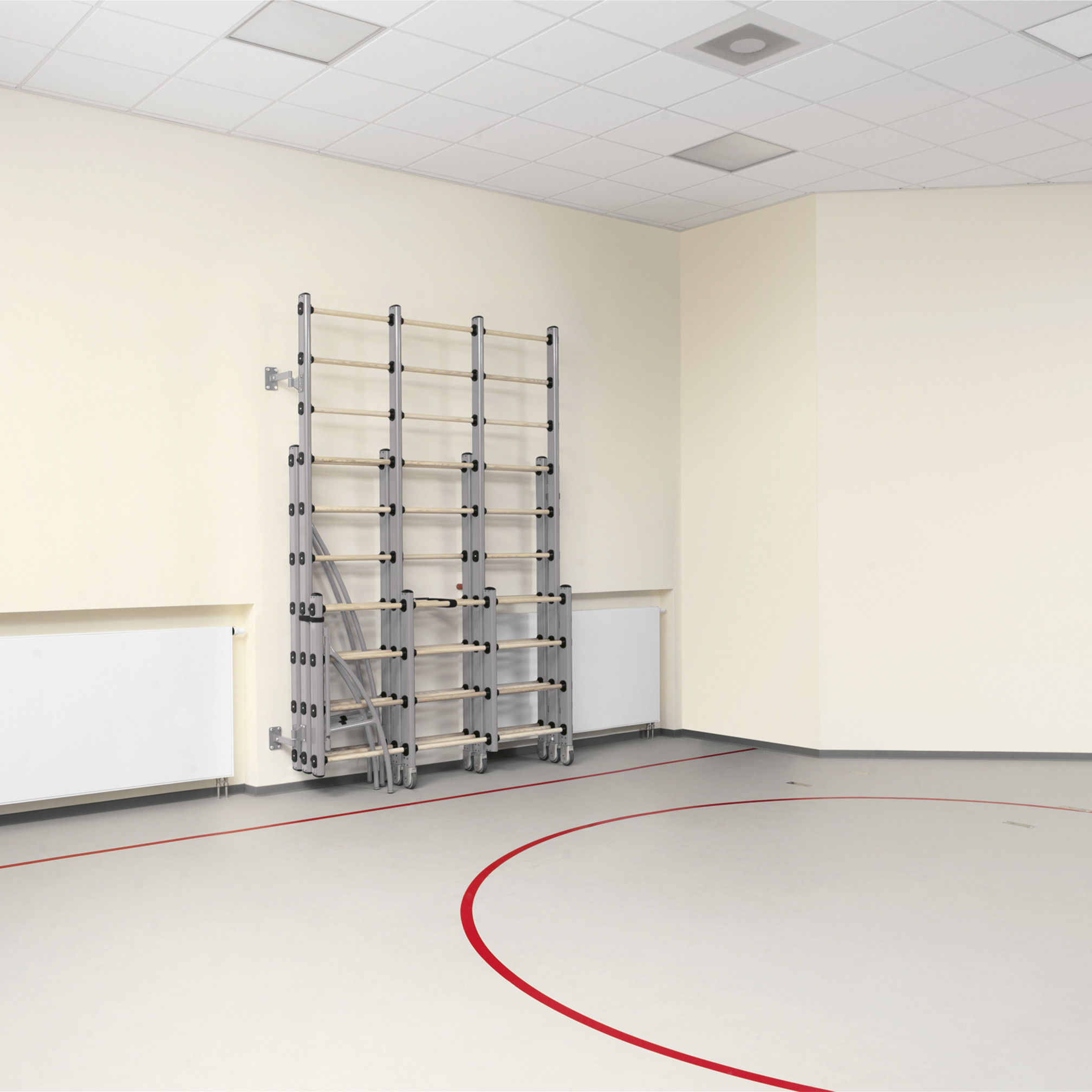 Sterraam tegen wand
