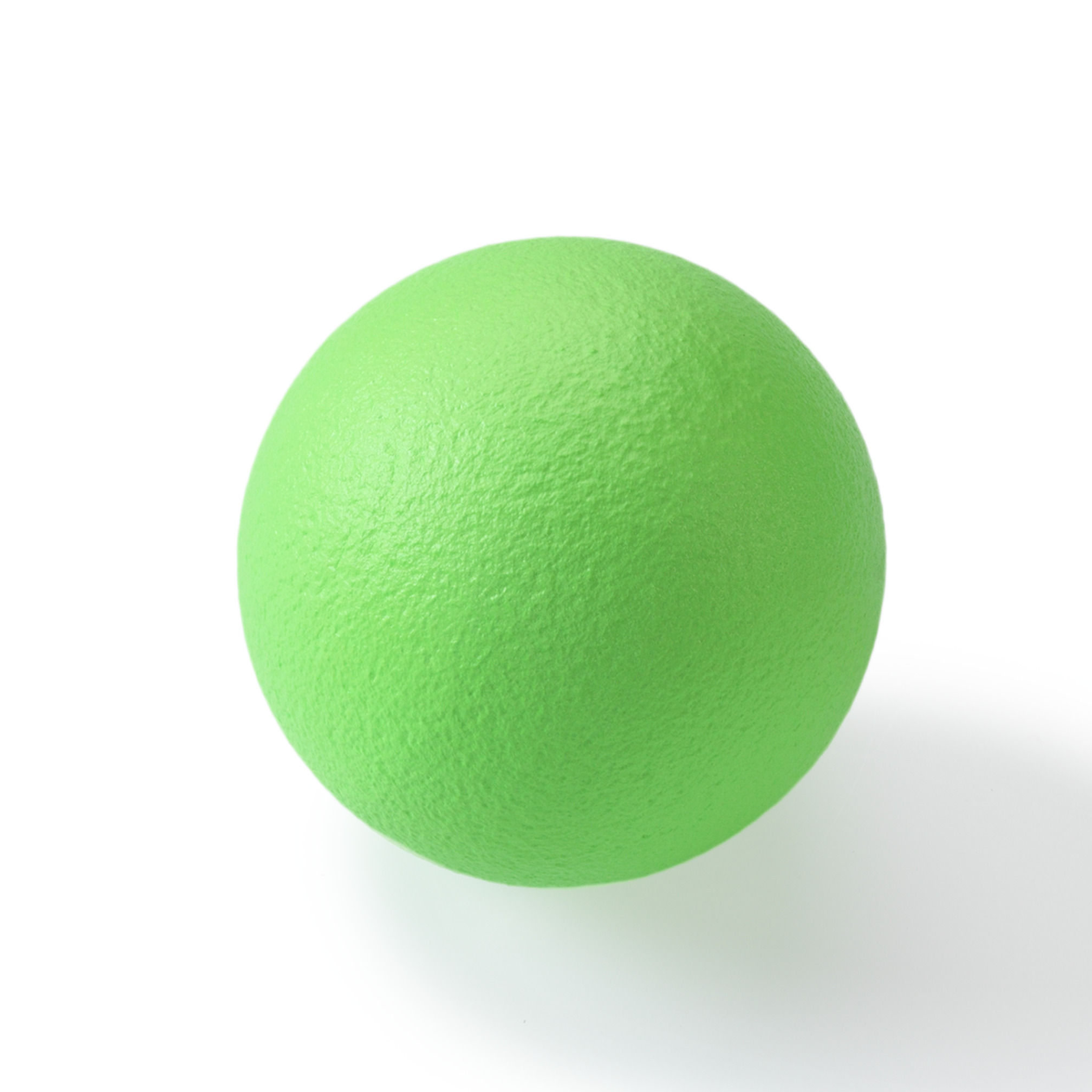 Neon foambal met huid, ø 21 cm, lime groen
