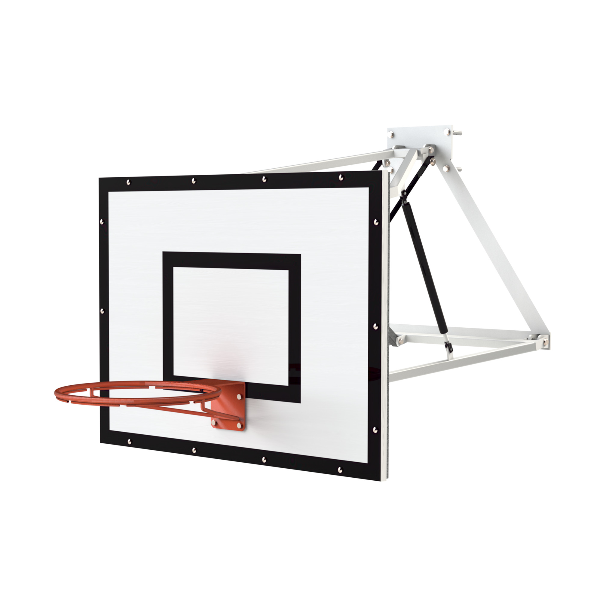 Wandbasket met gasveer 120x90