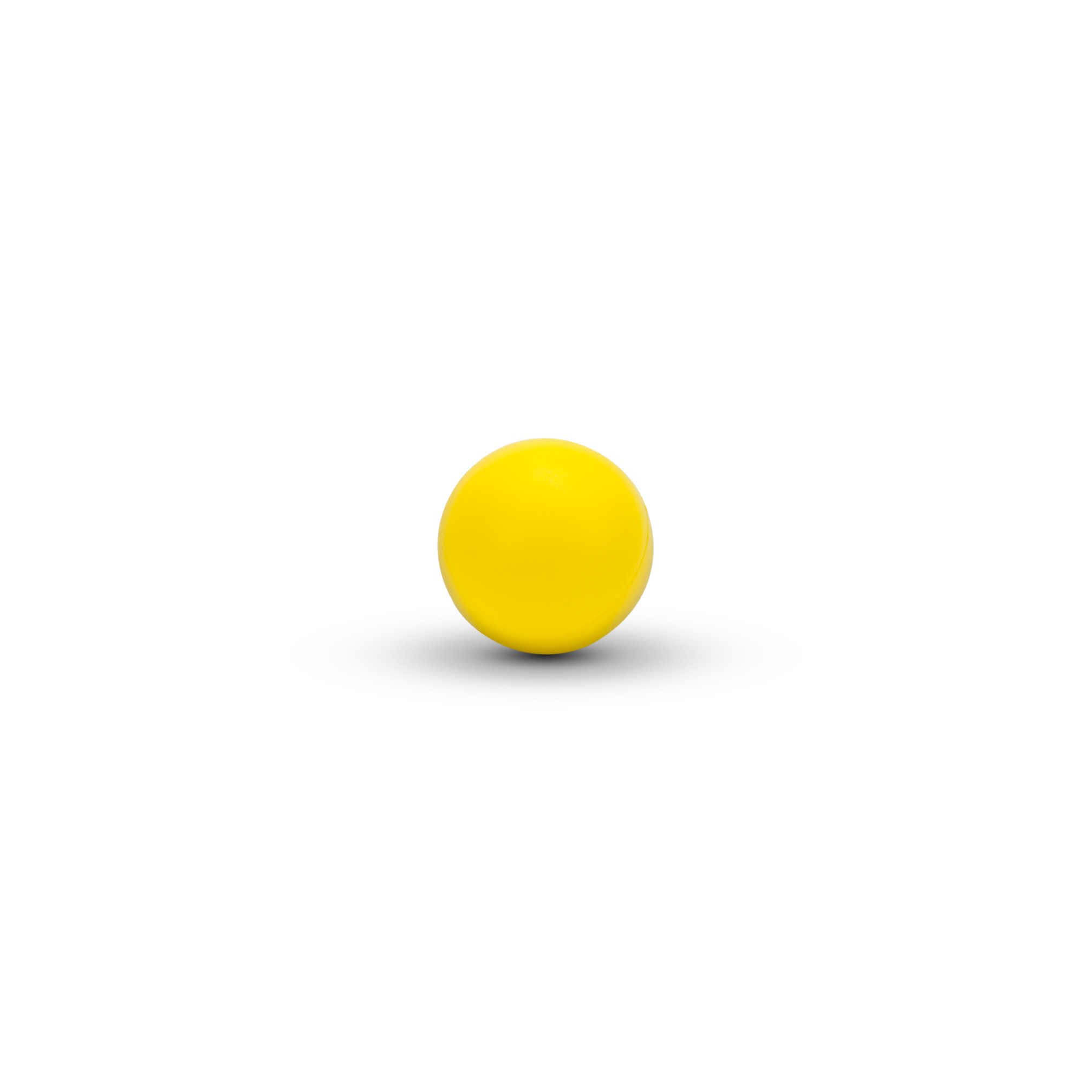 Foambal met gladde huid, ø 7 cm, geel