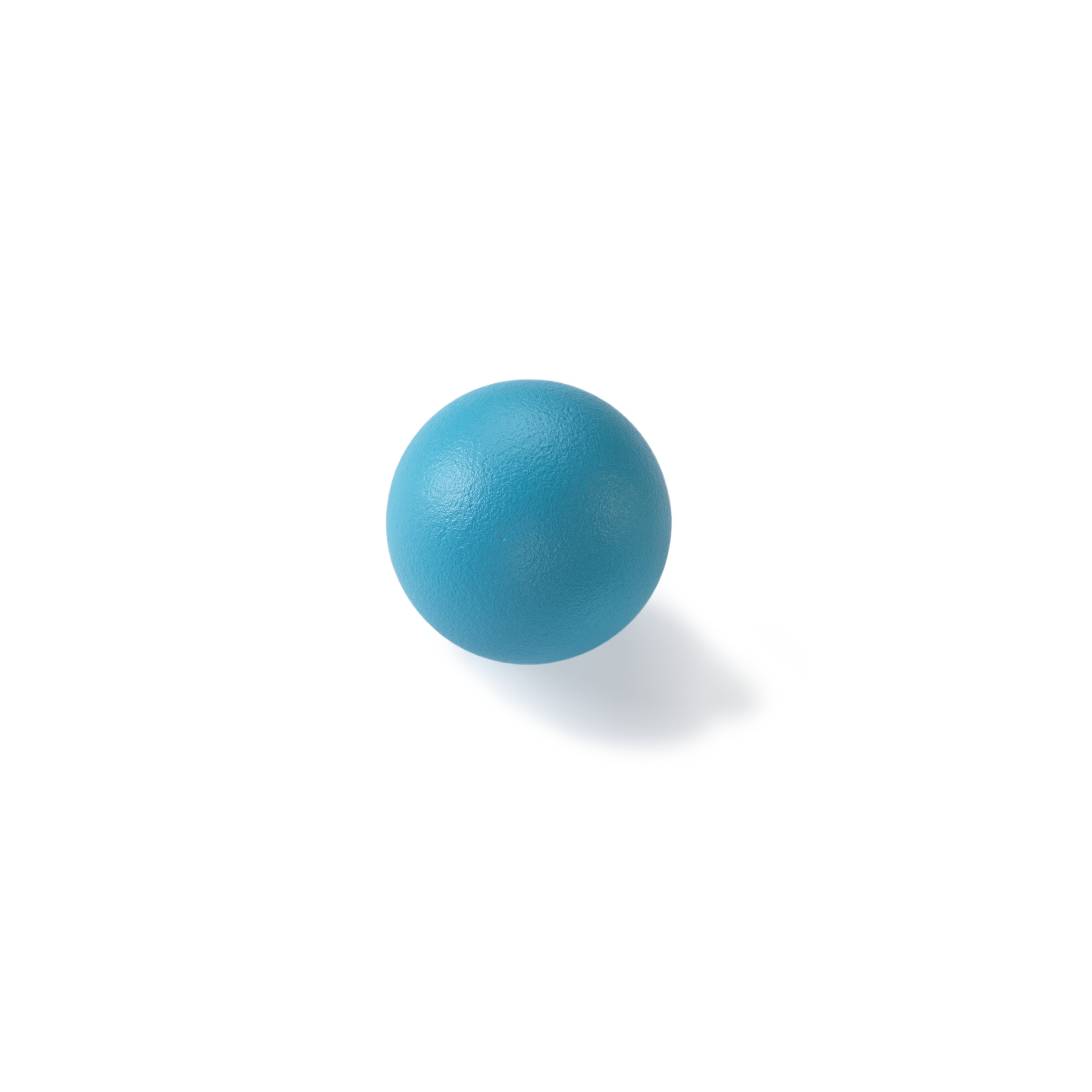 Neon foambal met huid, ø 21 cm, lichtblauw