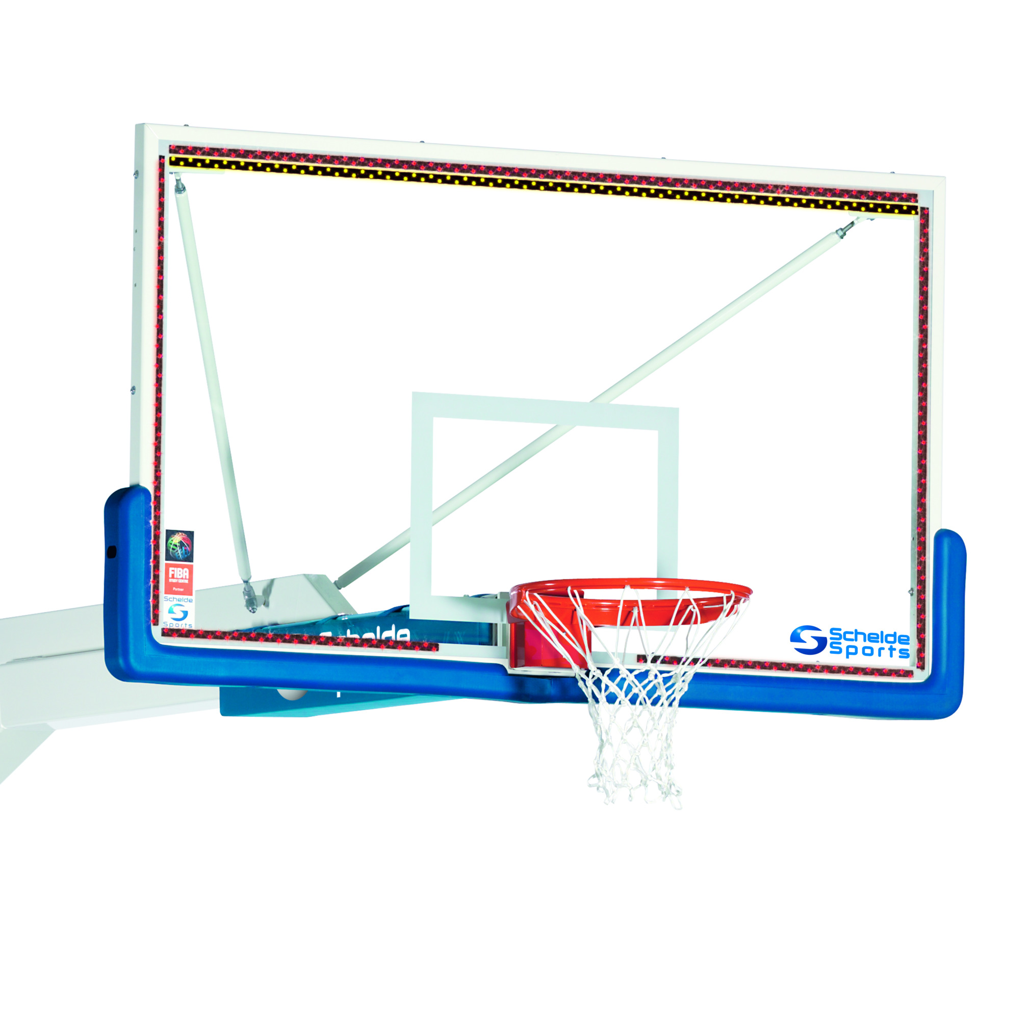 Strip LED lights voor basketbalbord (geel)