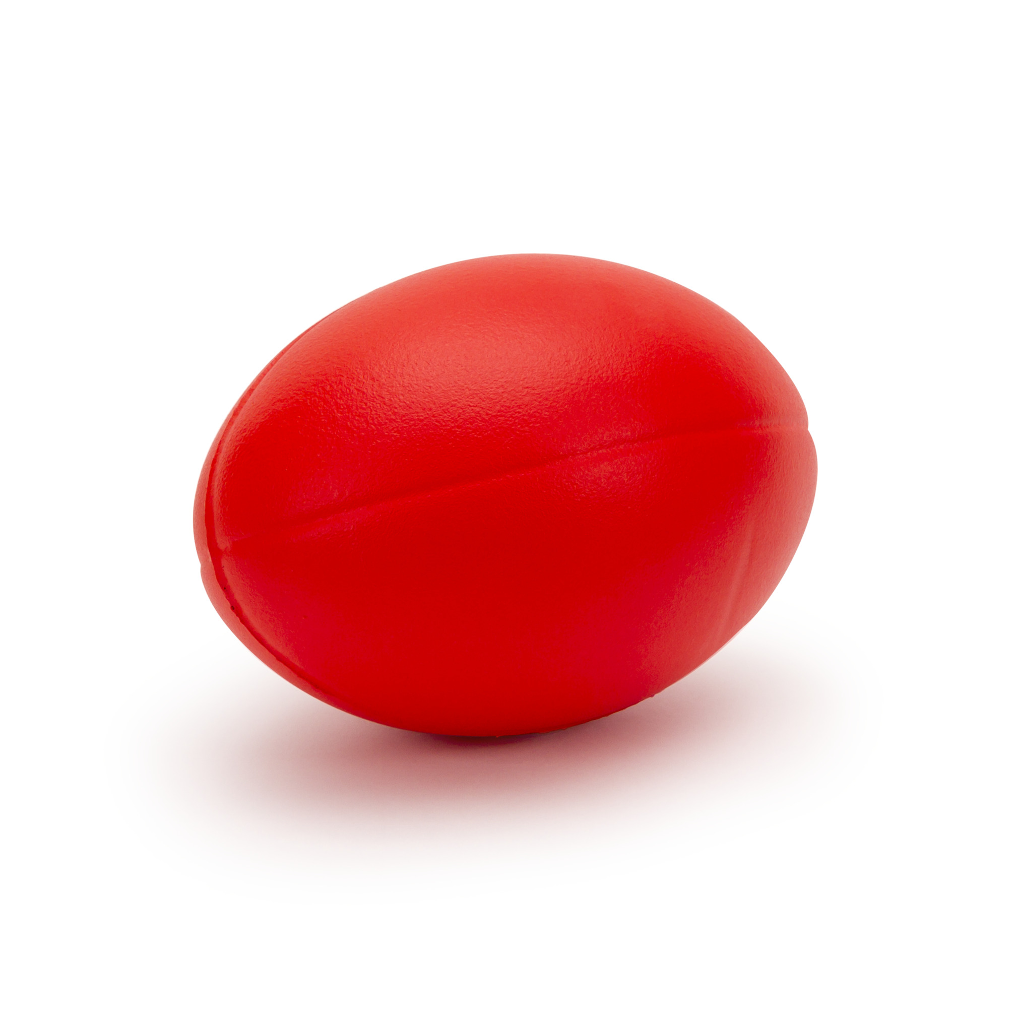 Rugbybal PU-foam met huid, rood