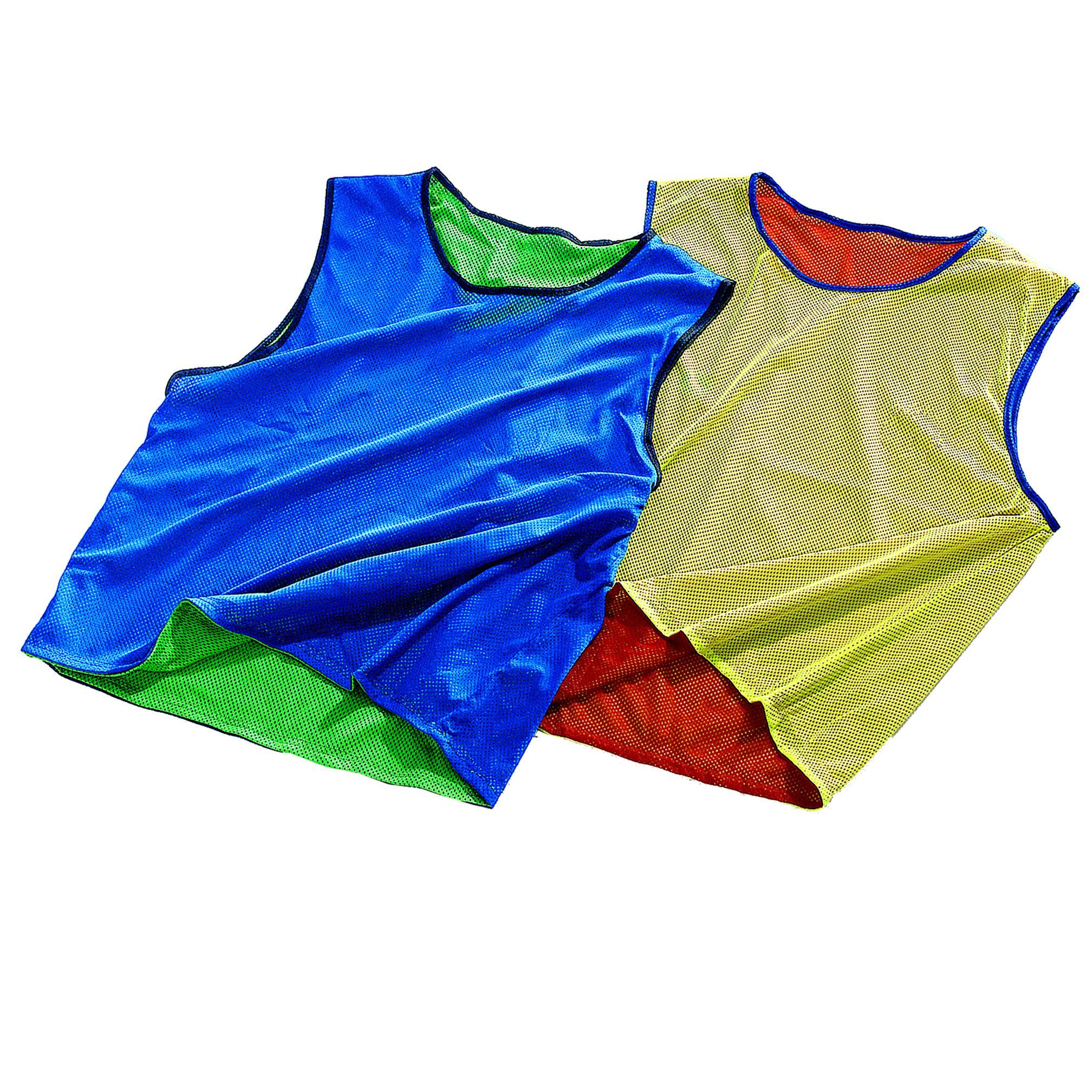 Omkeerbaar partijvest junior, blauw/groen
