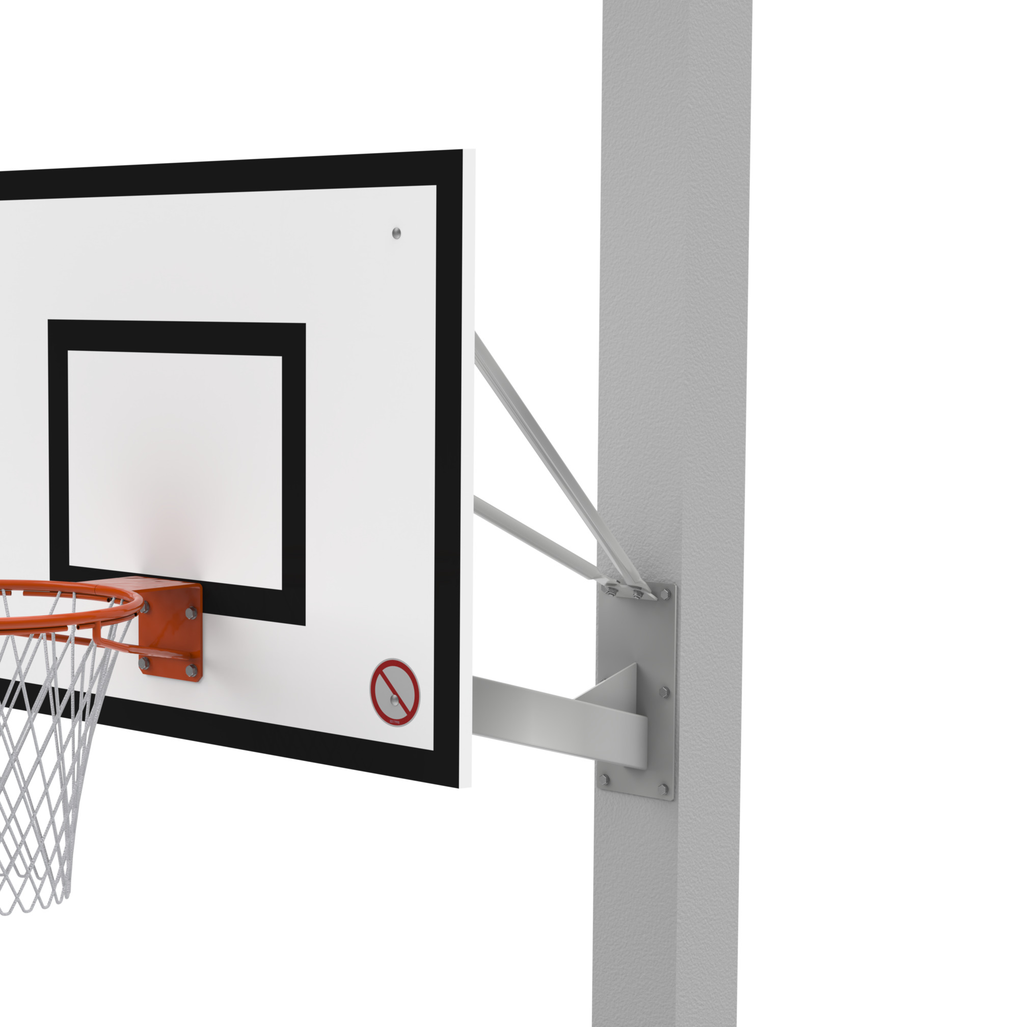 Vaste wandbasket 120 cm