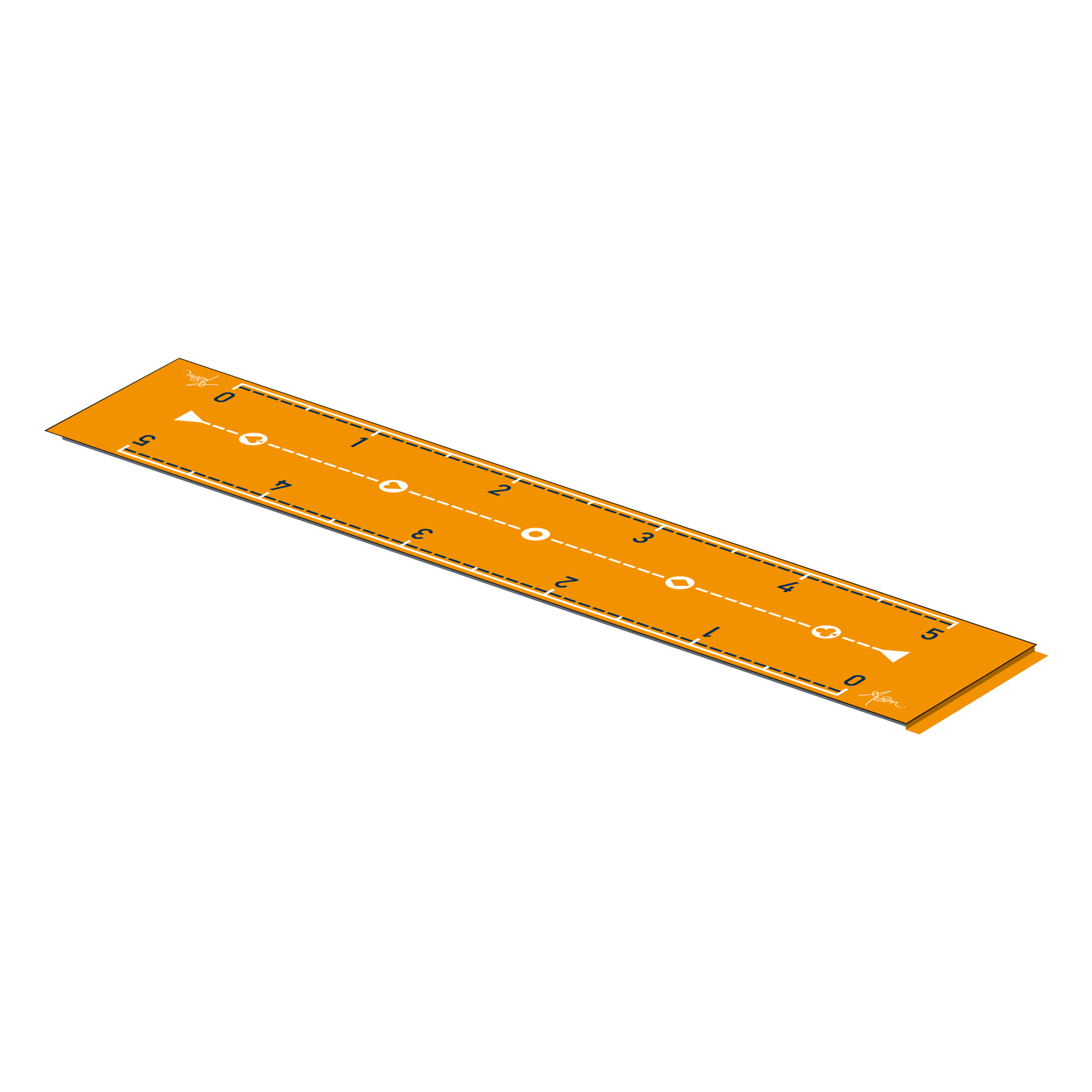 ASM Lange Mat - Ruler - 6m, sandwichvulling