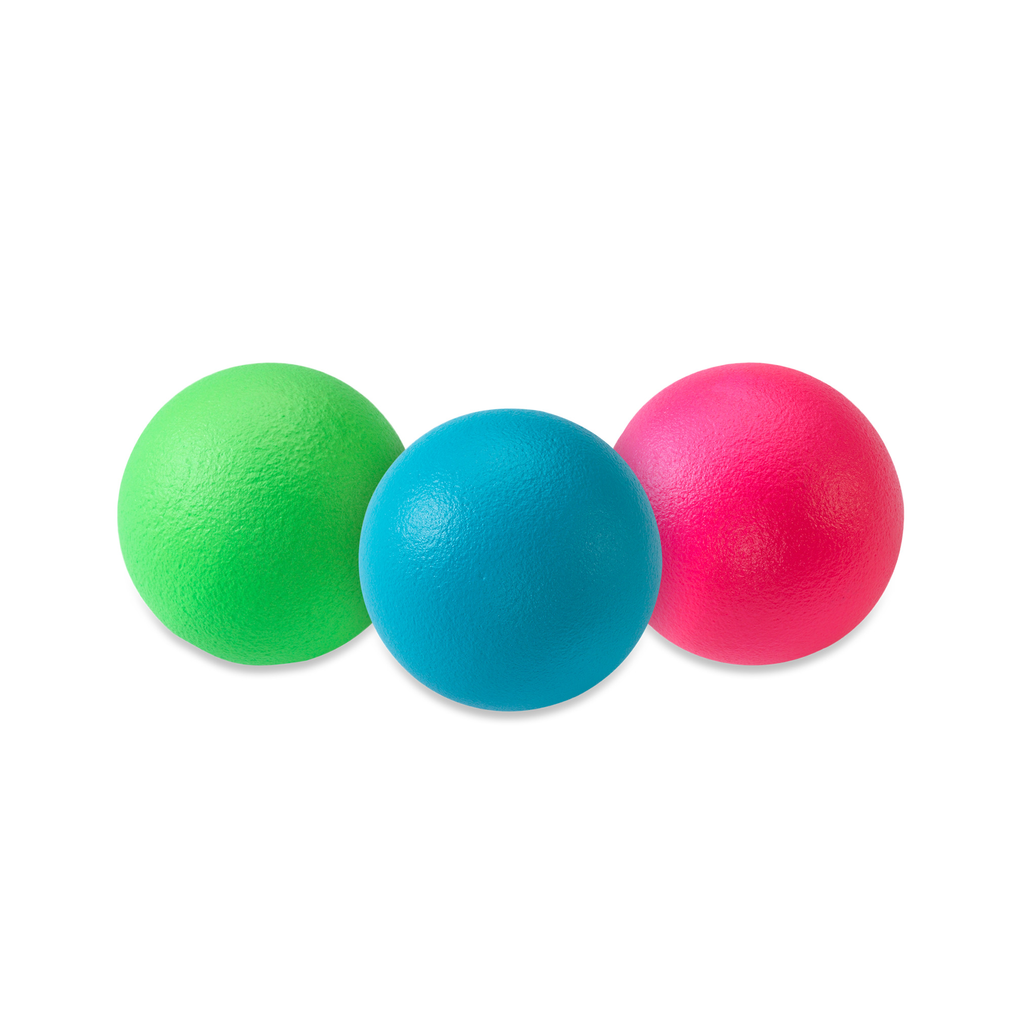 Neon foambal met huid, ø 21 cm, lichtblauw