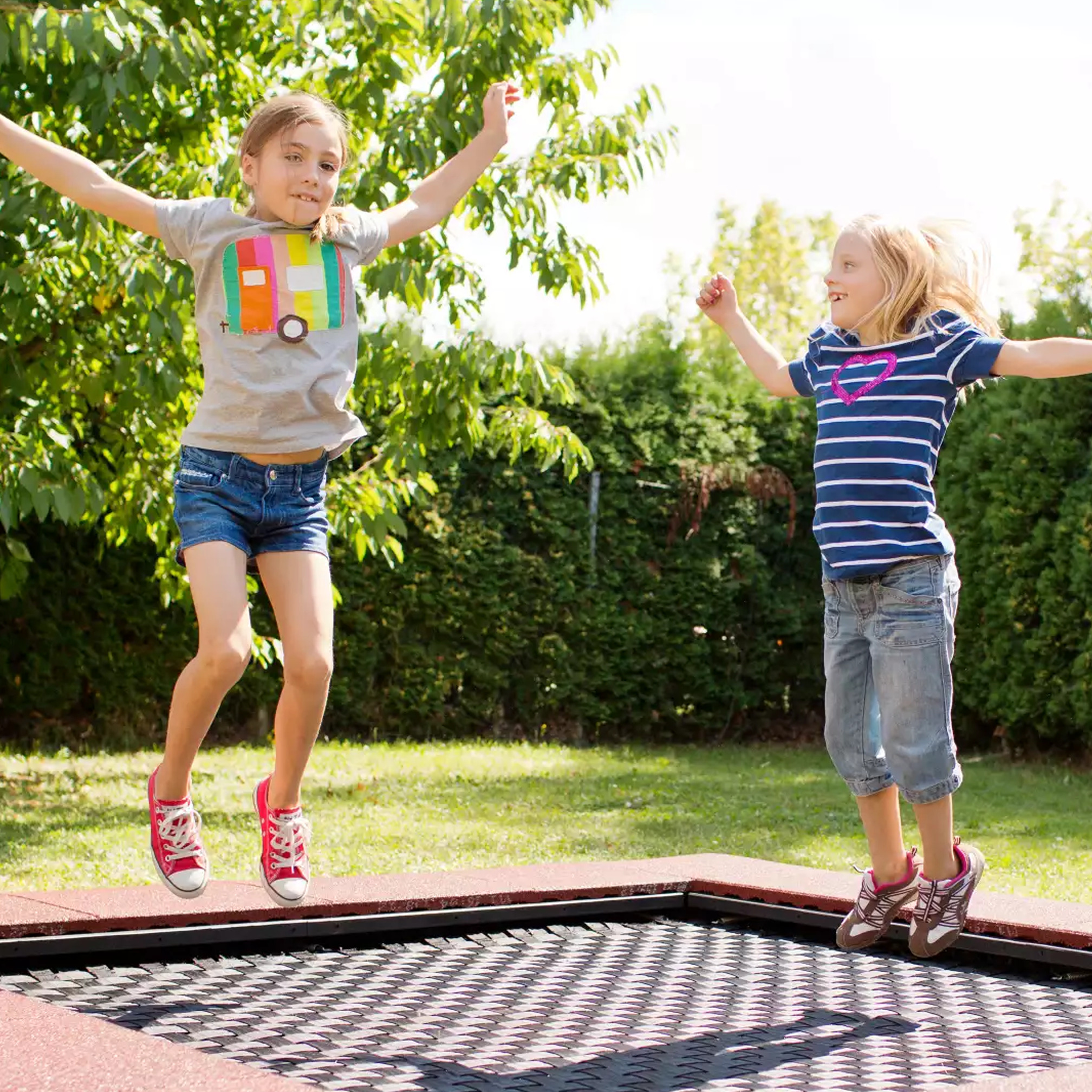 Trampoline outdoor "Wehrfritz Fun XL Playground"