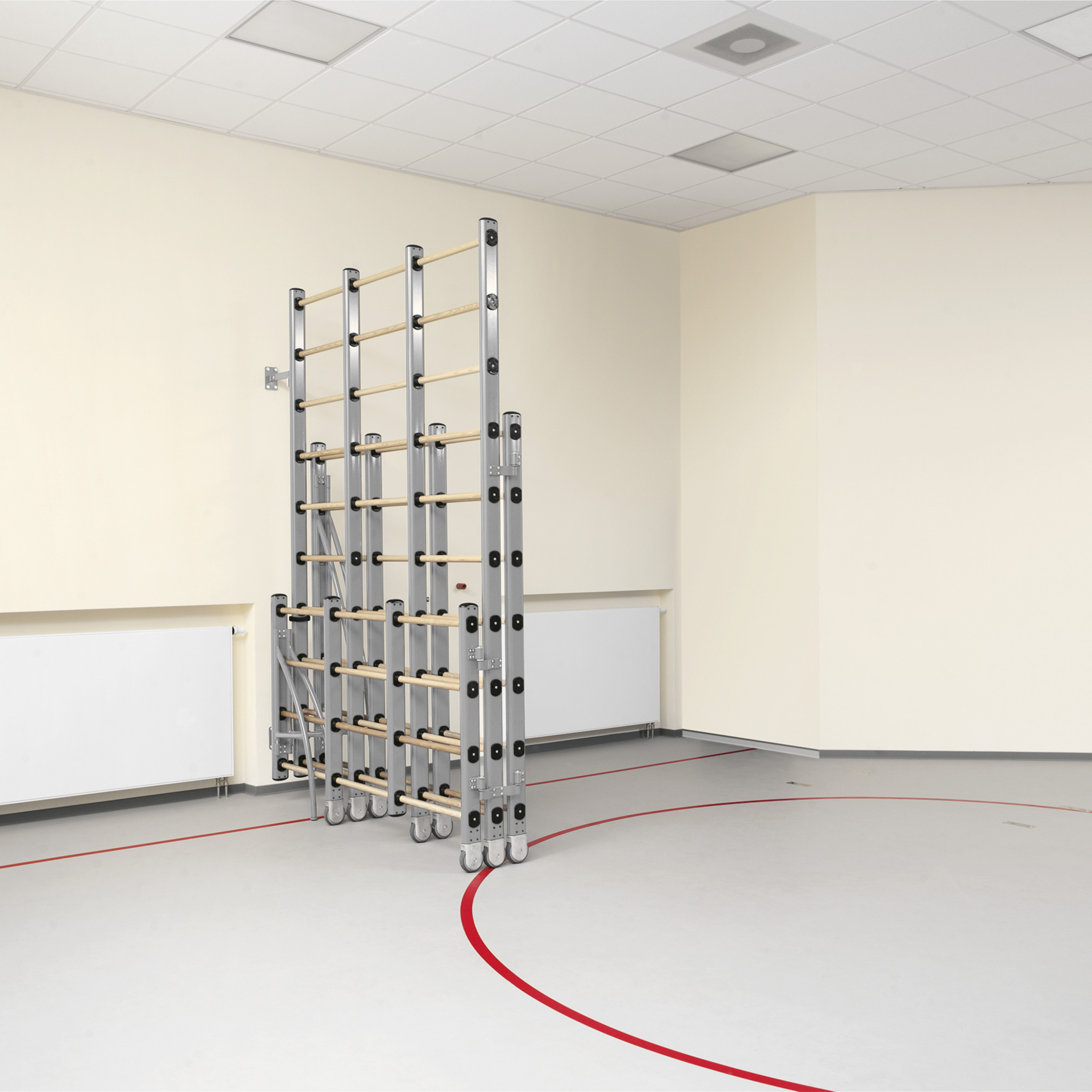 Sterraam tegen wand