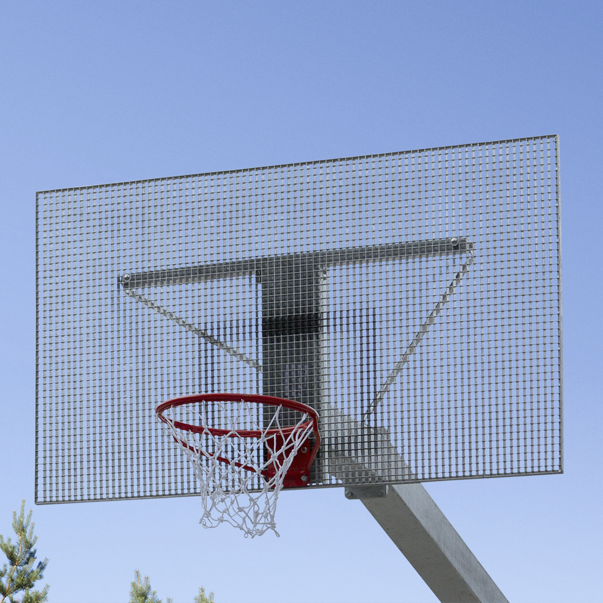 Antivandalisme basketbalbord - 120x90 cm