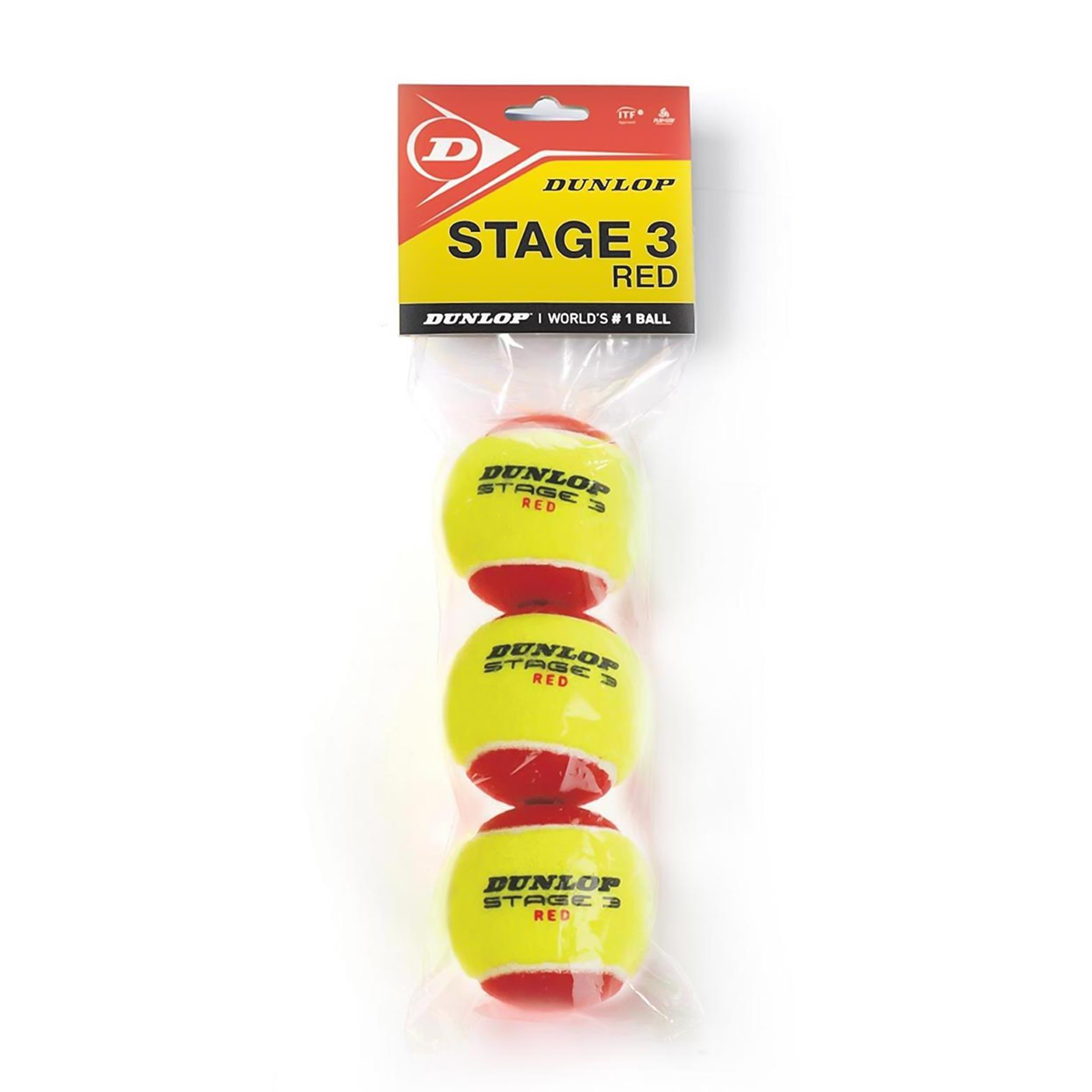Dunlop Stage 3 Red tennisbal (set van 3)