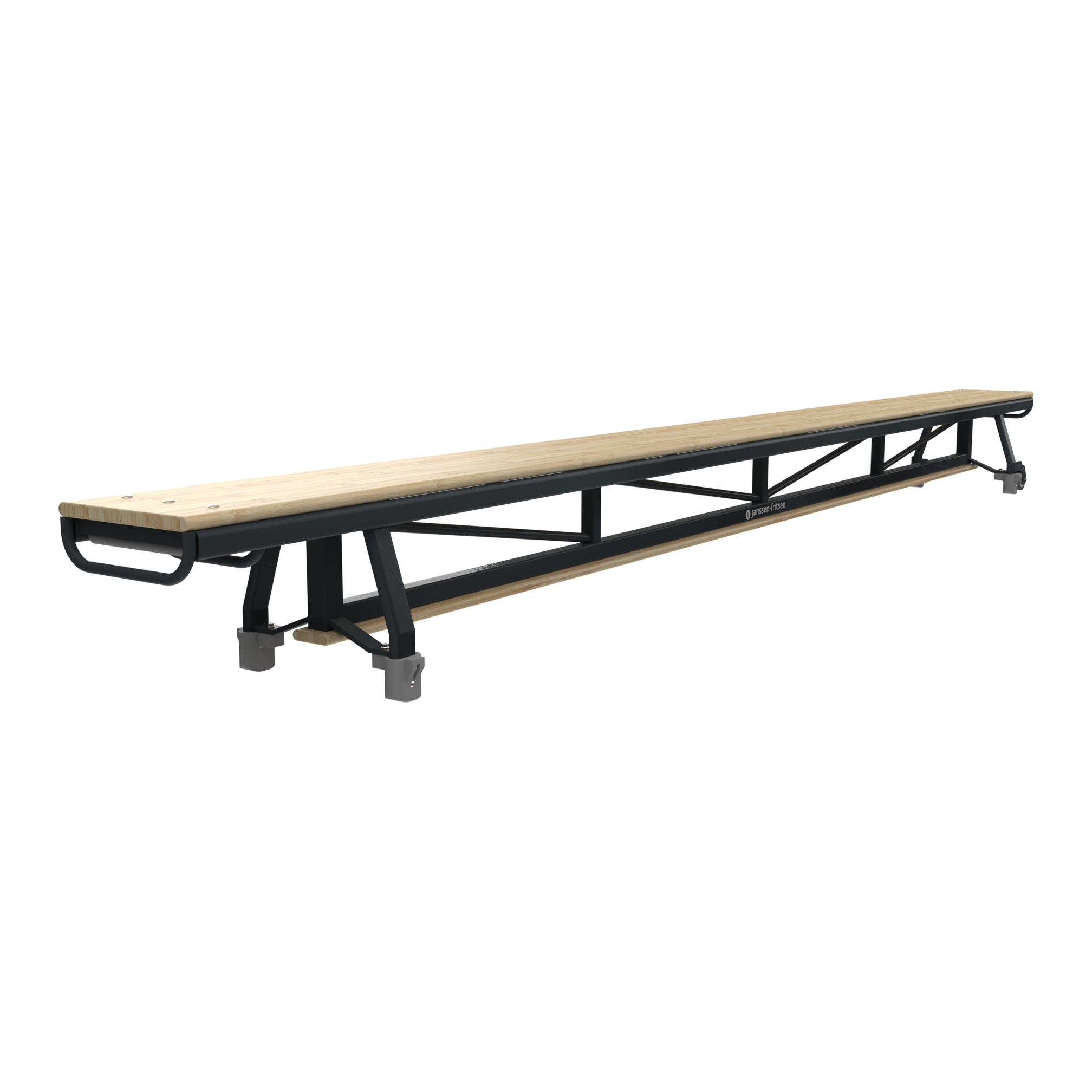 Rerfurbished Turnbank - 300 cm met 7 cm Evenwichtslat